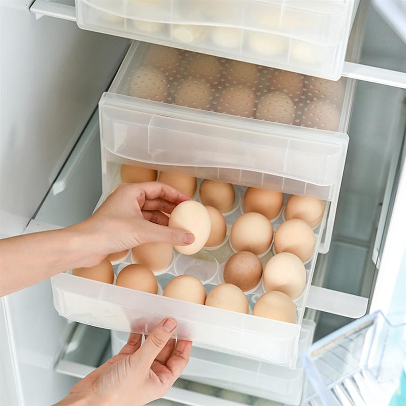 60-Slot Double Layer Egg Storage Container Box by HitMyNeed