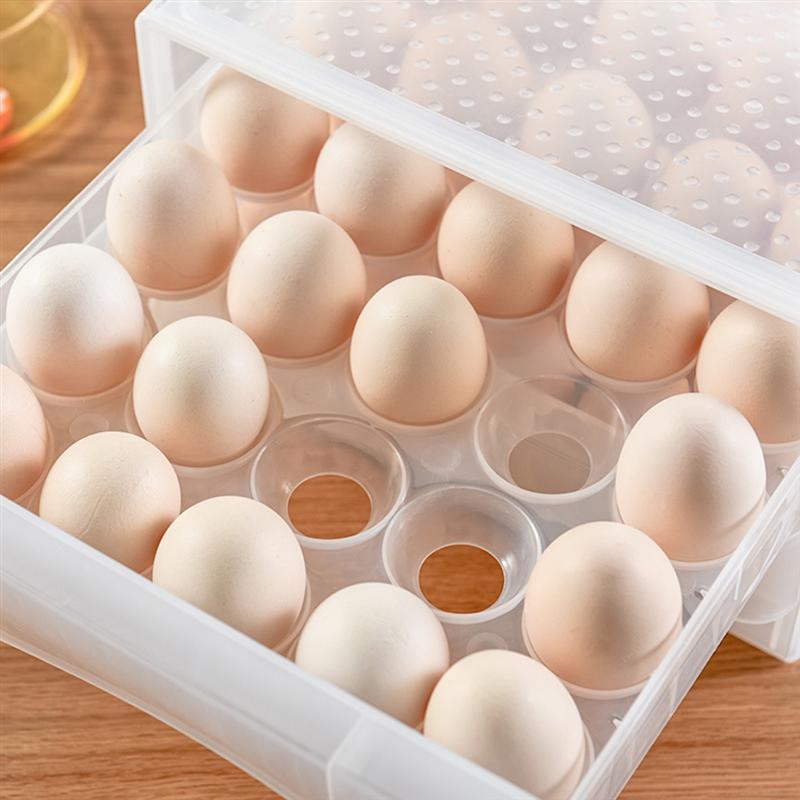 60-Slot Double Layer Egg Storage Container Box by HitMyNeed