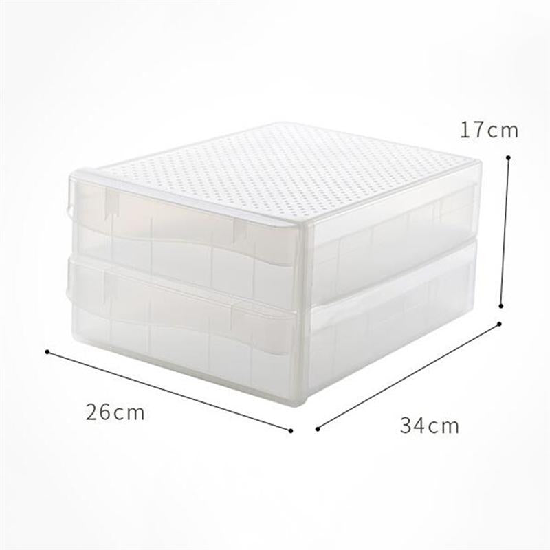 60-Slot Double Layer Egg Storage Container Box by HitMyNeed
