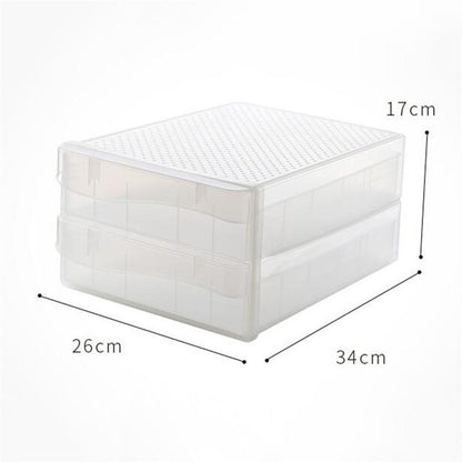 60-Slot Double Layer Egg Storage Container Box by HitMyNeed