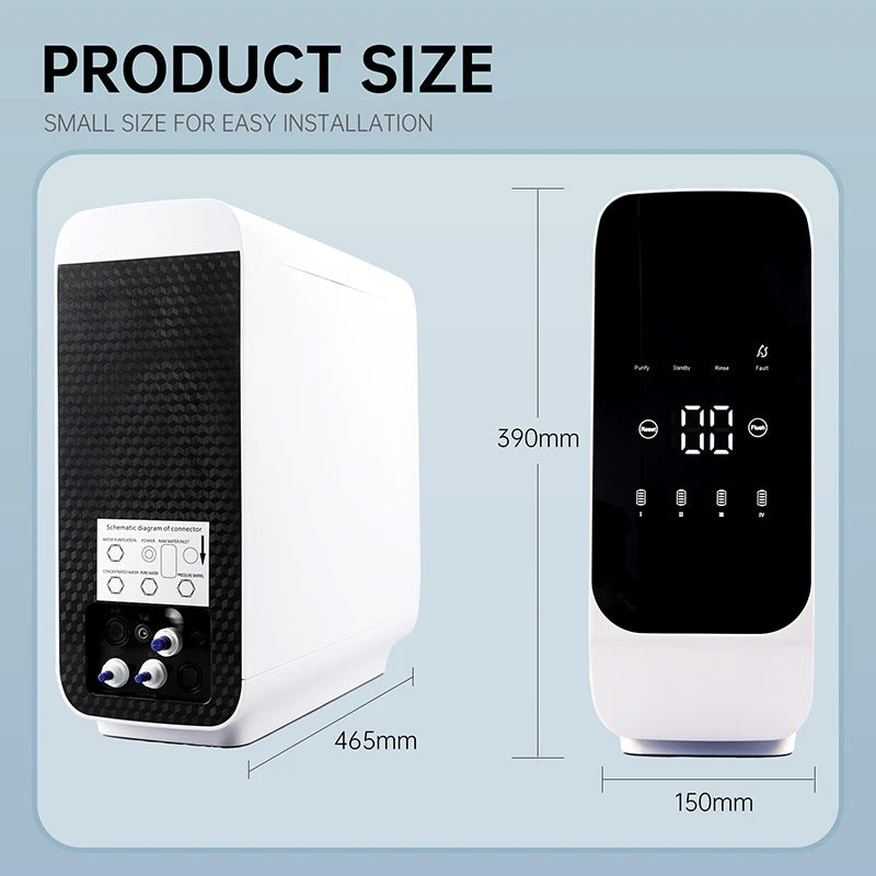 600GPD Tankless Reverse Osmosis Water Filtration System by HitMyNeed