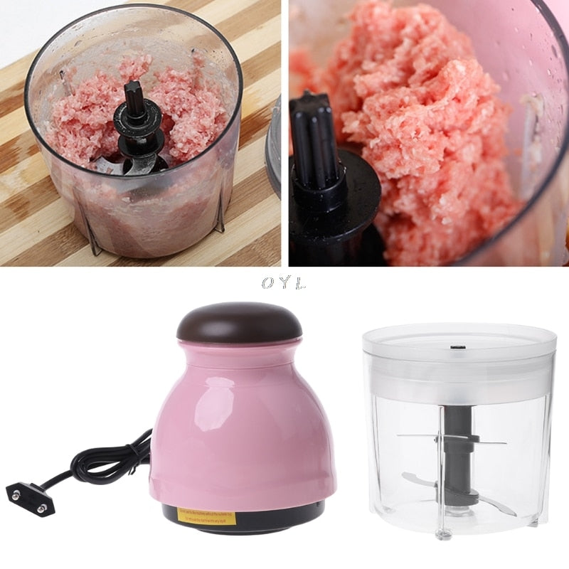 600ml Electric Meat Mincer & Compact Food Processor by HitMyNeed