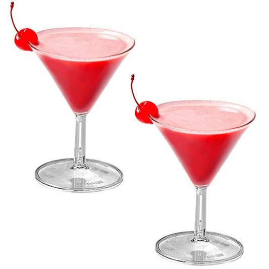 60ml Clear Disposable Cocktail Cups (12 Pack) by HitMyNeed