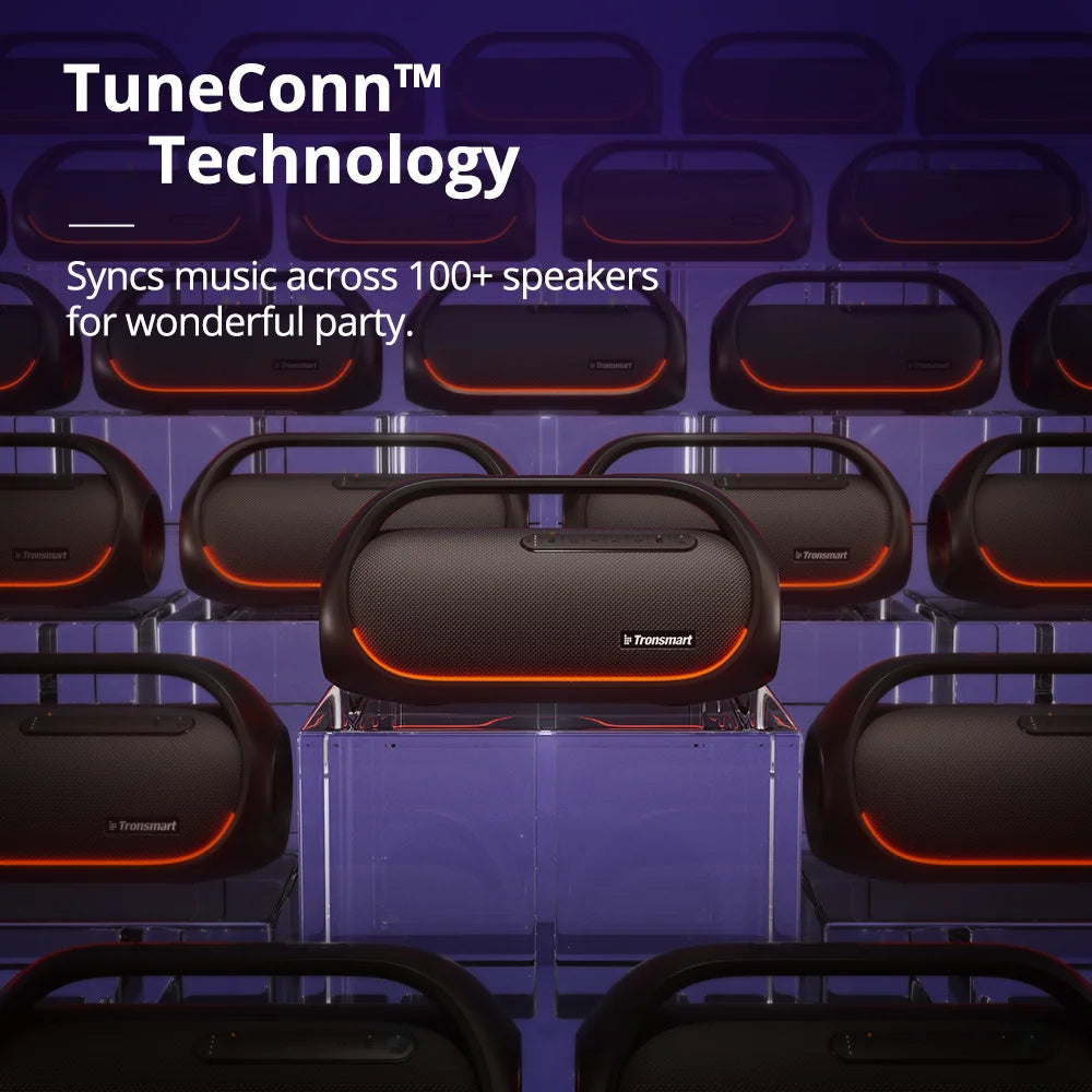 60W Bluetooth Party Speaker with Deep Bass & App Control by HitMyNeed