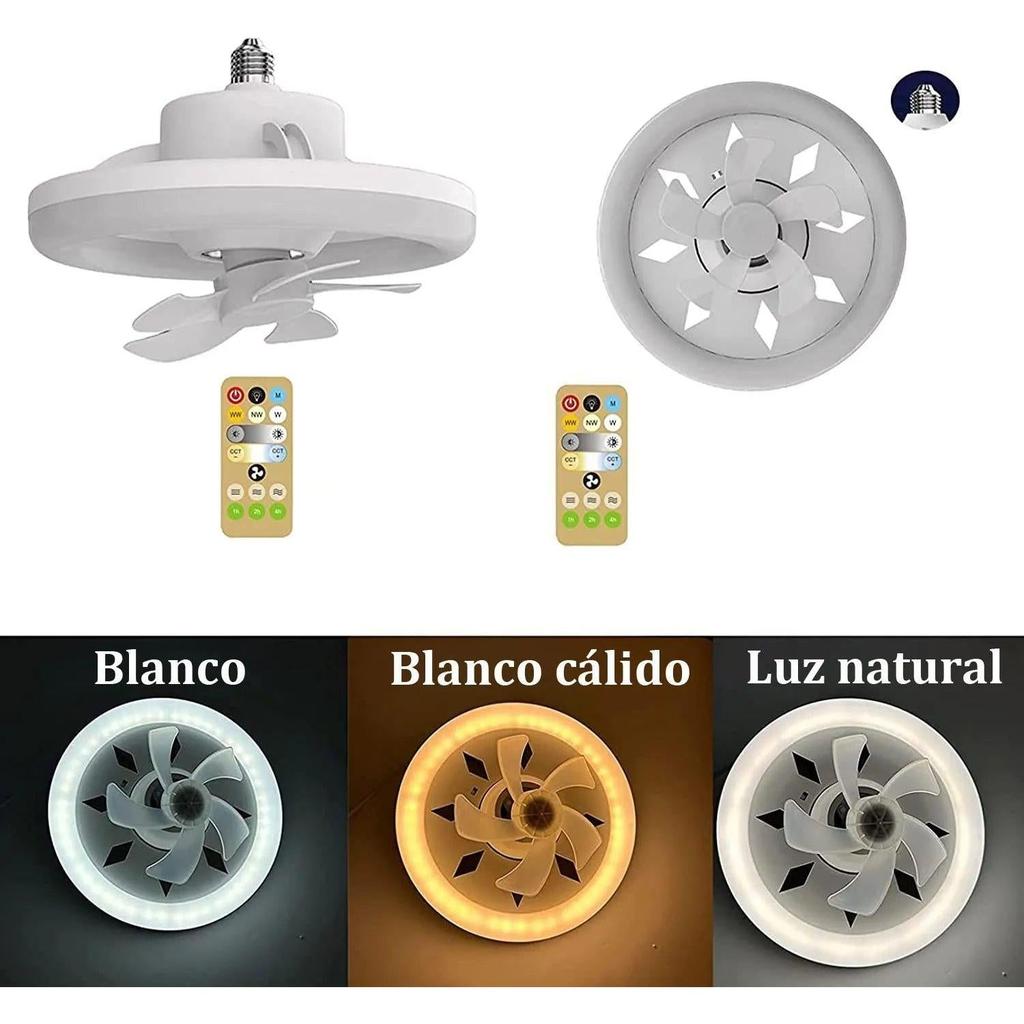 60W E27 Ceiling Fan Light with Remote & 360° Rotation by HitMyNeed