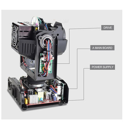 60W Mini LED DMX Gobo Moving Head Spot Light by HitMyNeed