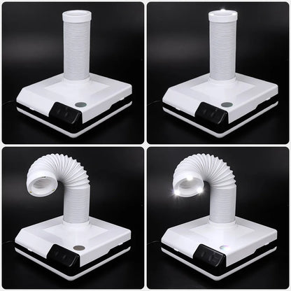60W Nail Dust Collector Vacuum with LED Light by HitMyNeed
