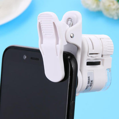 60X Clip-On Phone Microscope with LED Light by HitMyNeed