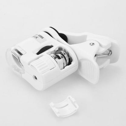 60X Clip-On Phone Microscope with LED Light by HitMyNeed