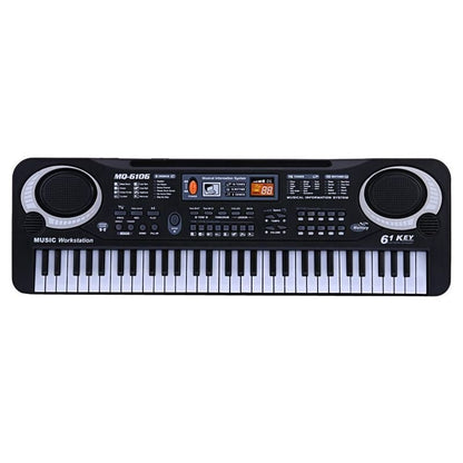 61-Key Kids Keyboard Piano with Mic and Adapter by HitMyNeed