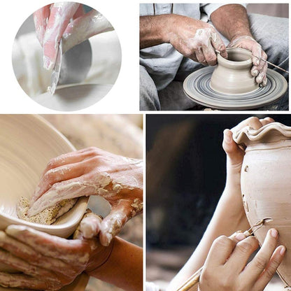 61-Piece Pottery Tool DIY Set for Clay and Ceramics by HitMyNeed