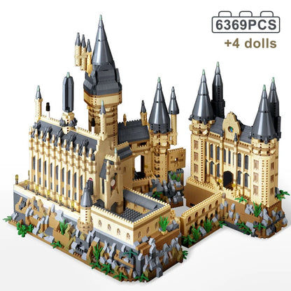 6,369-Piece Medieval Magic Castle Micro Brick Set with Lights by HitMyNeed