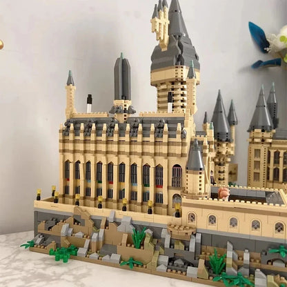 6,369-Piece Medieval Magic Castle Micro Brick Set with Lights by HitMyNeed