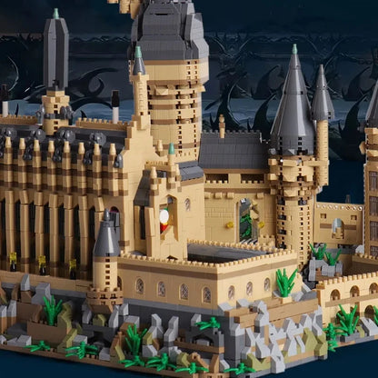 6,369-Piece Medieval Magic Castle Micro Brick Set with Lights by HitMyNeed