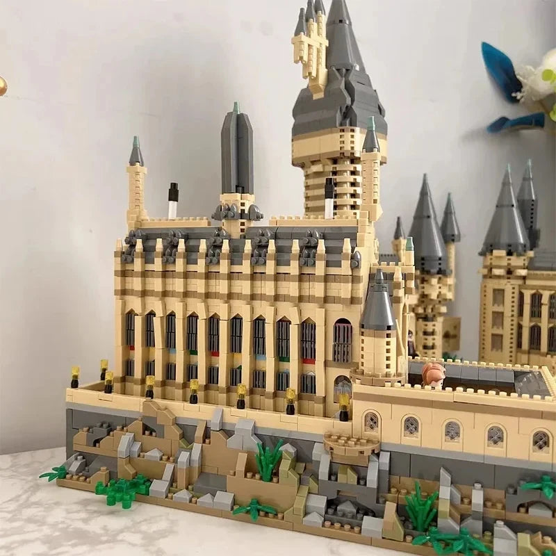 6369pcs Medieval Magic Castle Micro Brick Set with Lights by HitMyNeed