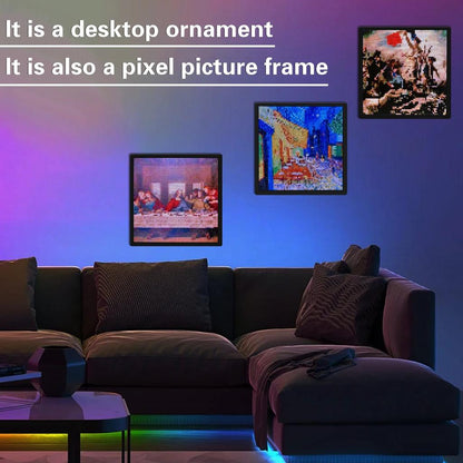 64x64 RGB LED Pixel Art Display with App Control by HitMyNeed