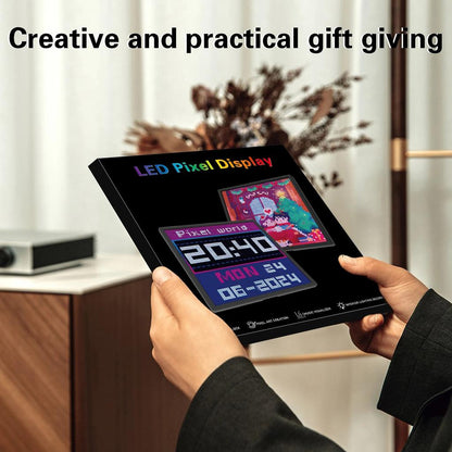 64x64 RGB LED Pixel Art Display with App Control by HitMyNeed