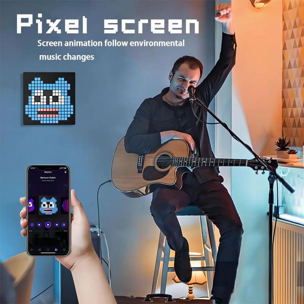 64x64 RGB LED Pixel Matrix Bluetooth Smart Display by HitMyNeed
