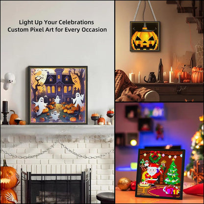 64x64 WiFi LED Pixel Art Panel with App & Cloud Display by HitMyNeed