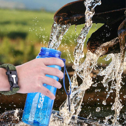 650ml Camping Water Bottle with Built-In Filter by HitMyNeed