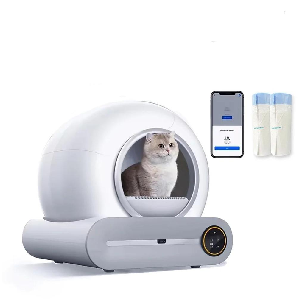 65L Automatic Smart Self-Cleaning Enclosed Cat Litter Box by HitMyNeed