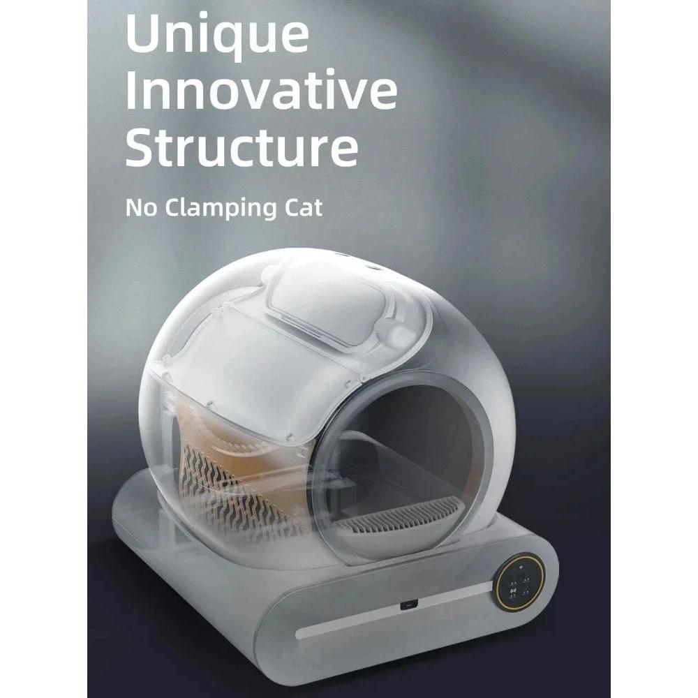 65L Automatic Smart Self-Cleaning Enclosed Cat Litter Box by HitMyNeed