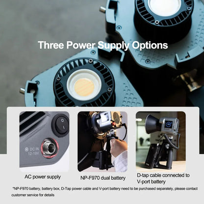 65W Bi-Color Portable LED Video Light 2700-6500K by HitMyNeed
