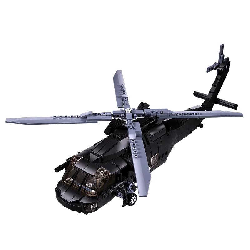 692PCS UH-60L Medical Rescue Black Hawk Block Set by HitMyNeed