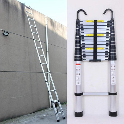 6.2m Telescopic Ladder with Hooks & Non‑Slip Feet by HitMyNeed