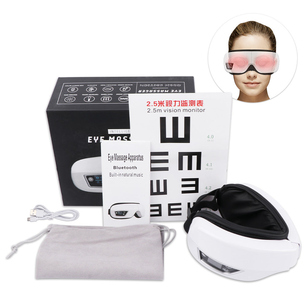 6D Smart Eye Massager with Heat and Bluetooth Music by HitMyNeed