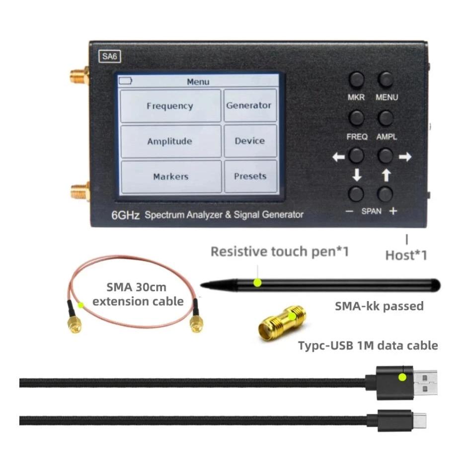 6GHz Portable Spectrum Analyzer & Tracking Generator by HitMyNeed