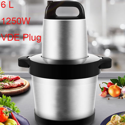 6L Heavy-Duty Food Grinder & Kitchen Food Processor by HitMyNeed