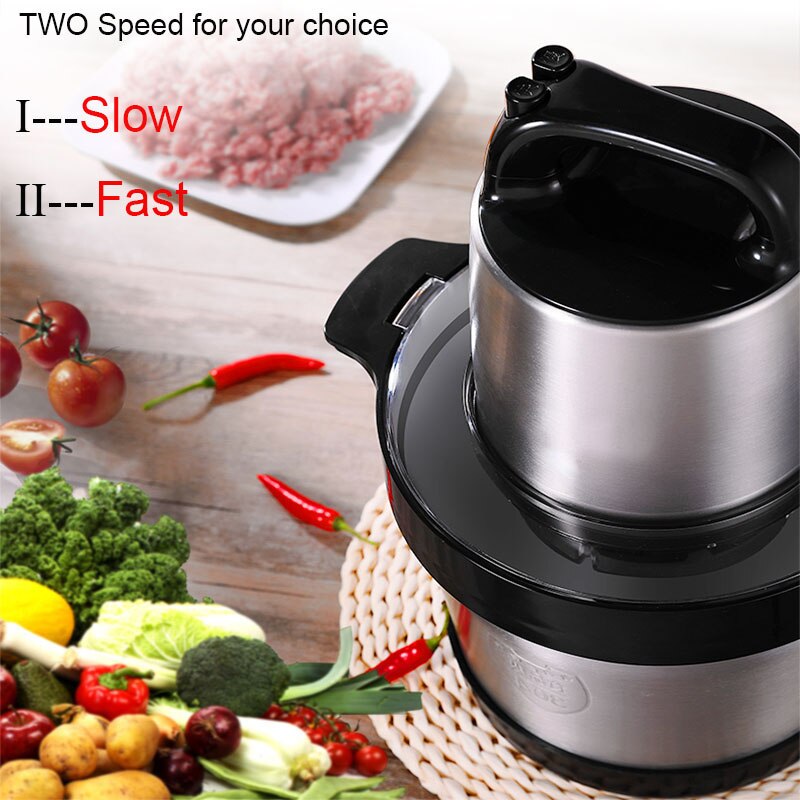 6L Heavy-Duty Food Grinder & Kitchen Food Processor by HitMyNeed