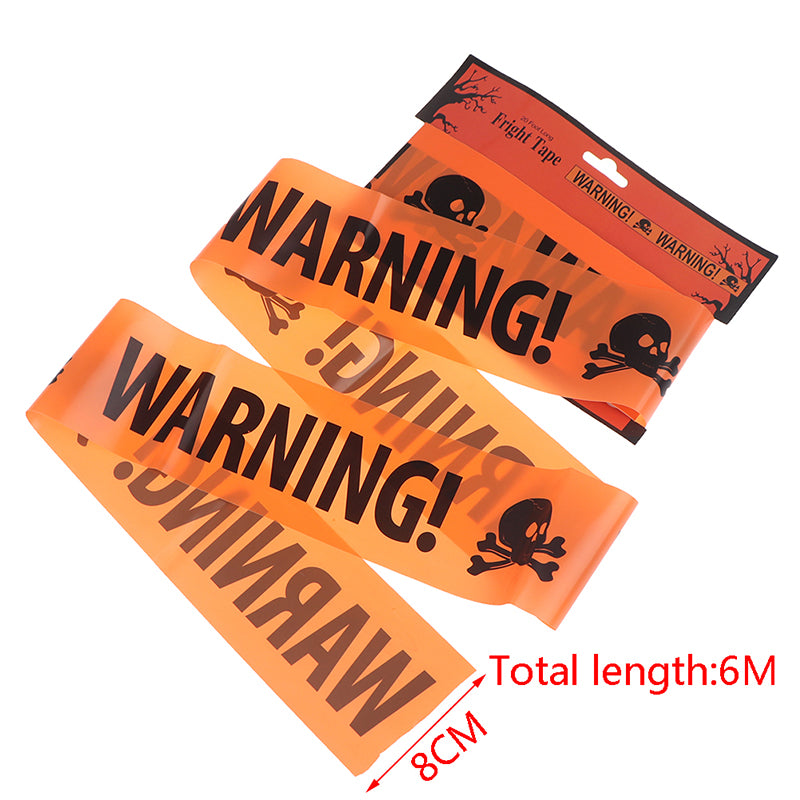 6m Halloween Caution Tape Decoration by HitMyNeed