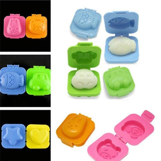 6pc 3D Cartoon Food Mold Set for Kids Meals by HitMyNeed