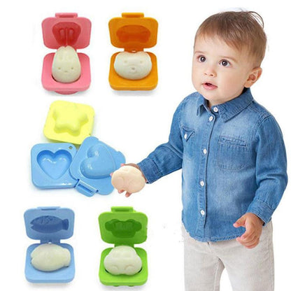 6pc 3D Cartoon Food Mold Set for Kids Meals by HitMyNeed