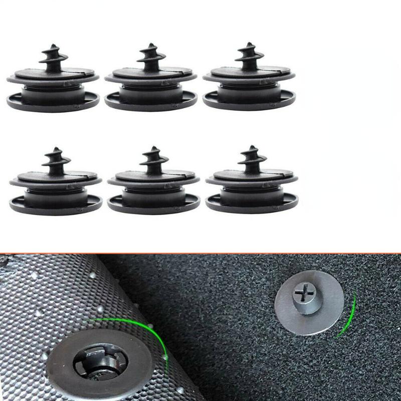 6pcs Anti-Slip Car Mat Fixing Clips Kit by HitMyNeed