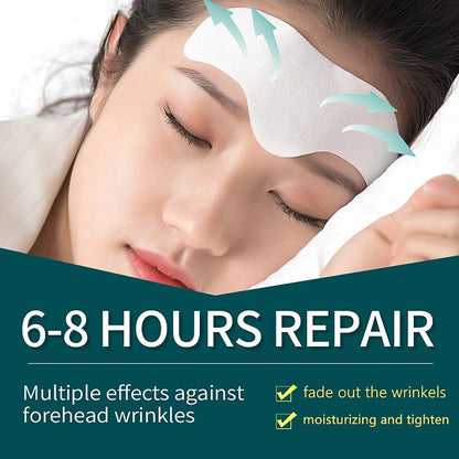 6pcs Forehead Anti-Wrinkle Gel Patches by HitMyNeed