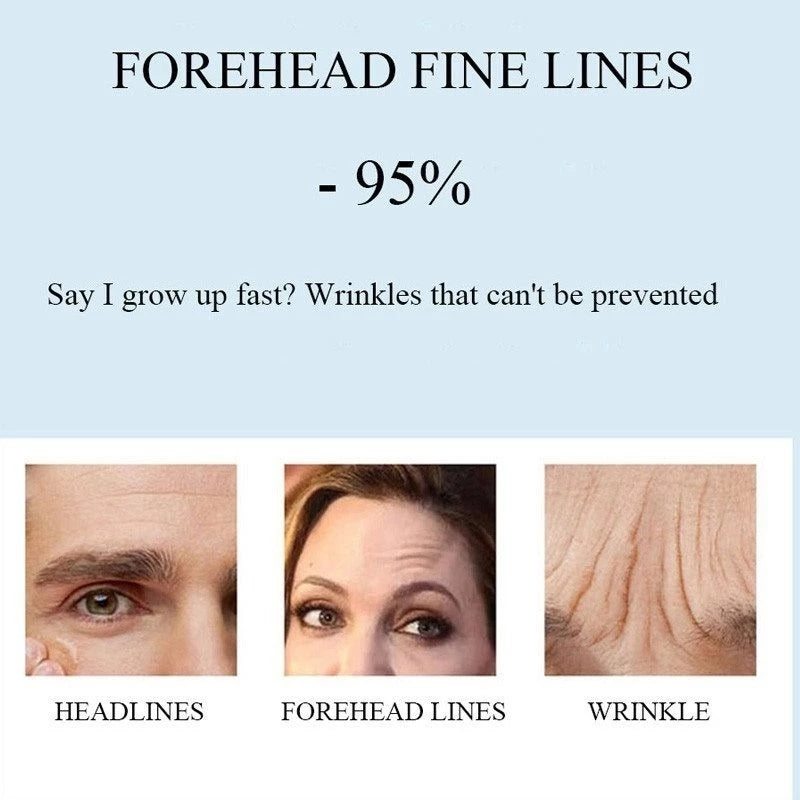 6pcs Forehead Anti-Wrinkle Gel Patches by HitMyNeed