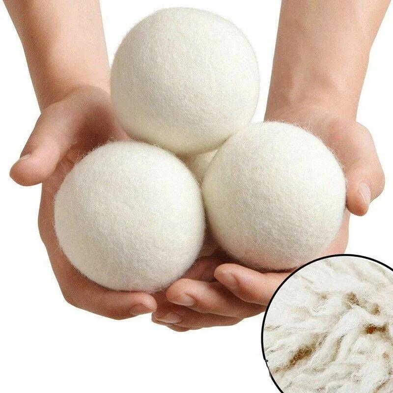 6pcs Wool Dryer Balls Reusable Laundry Softener 5cm by HitMyNeed
