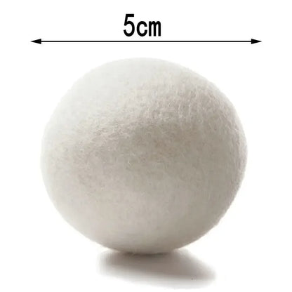 6pcs Wool Dryer Balls Reusable Laundry Softener 5cm by HitMyNeed