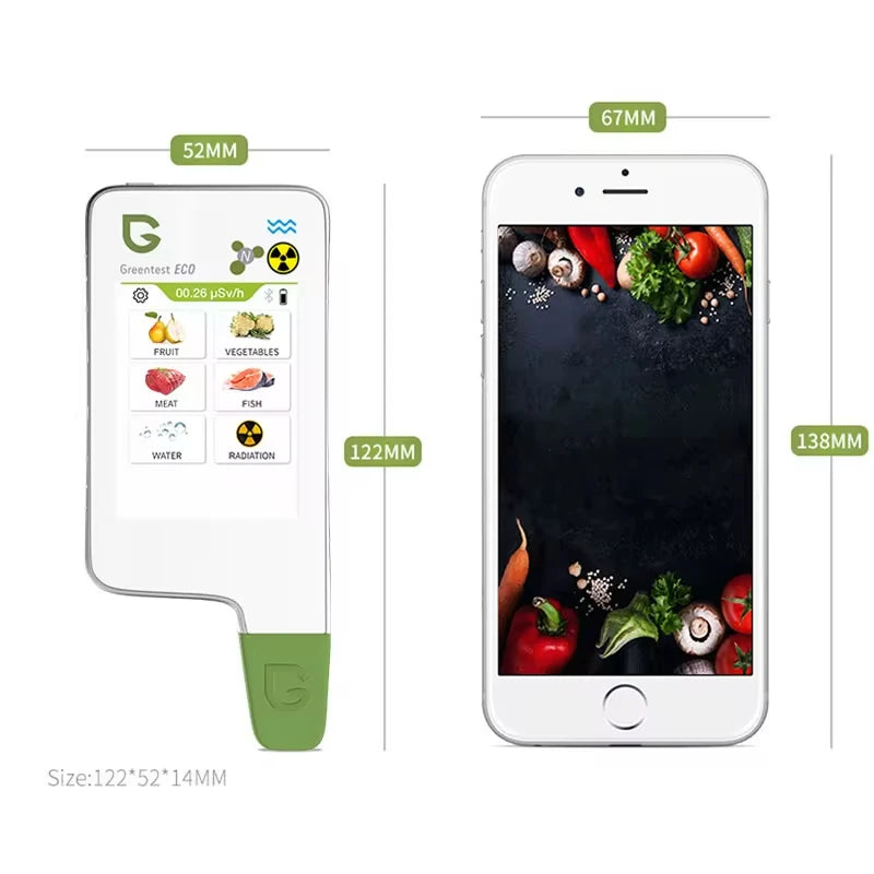 6T Food Safety Detector Nitrate & Radiation Tester by HitMyNeed