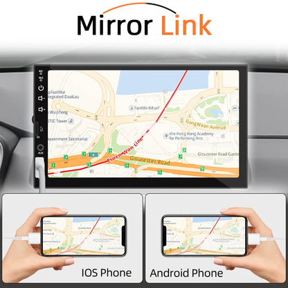7" 1-DIN Car Stereo with CarPlay & Android Auto by HitMyNeed