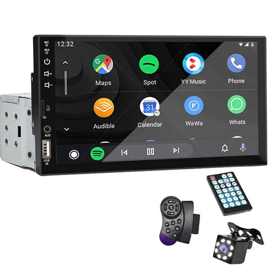 7" 1-DIN Car Stereo with CarPlay & Android Auto Car Radio Only by HitMyNeed