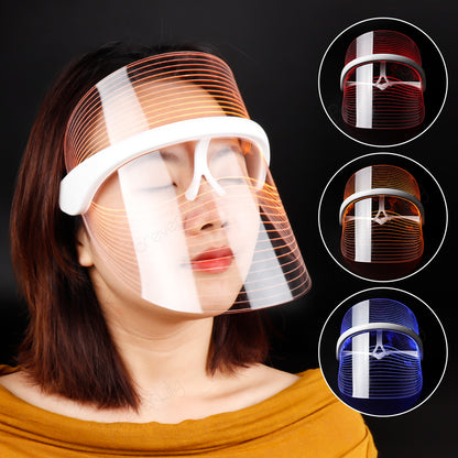 7-Color LED Light Therapy Facial Mask by HitMyNeed
