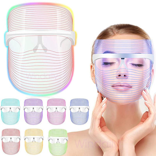7-Color LED Light Therapy Wireless Facial Mask by HitMyNeed