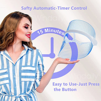 7-Color LED Light Therapy Wireless Facial Mask by HitMyNeed