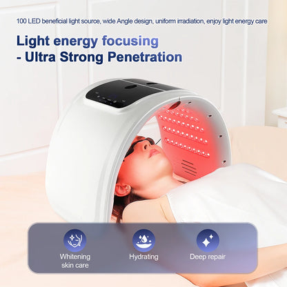 7-Color LED PDT Face & Body Light Therapy Machine by HitMyNeed