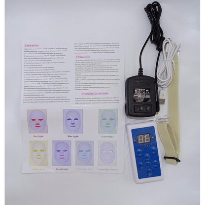 7-Color LED Photon Light Therapy Facial Mask by HitMyNeed