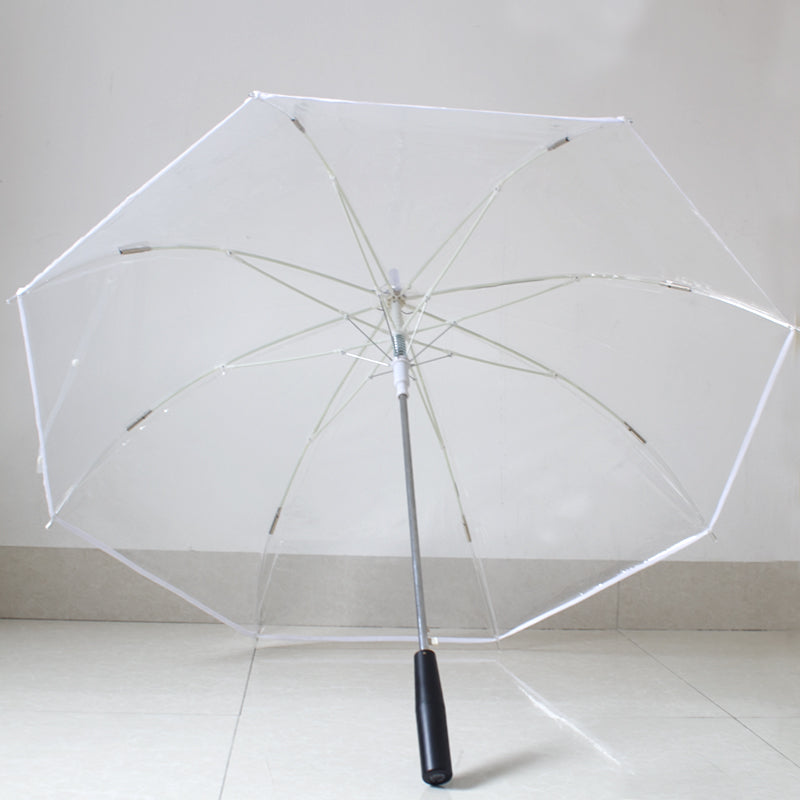 7-Color LED Transparent Umbrella with Flashlight Handle by HitMyNeed